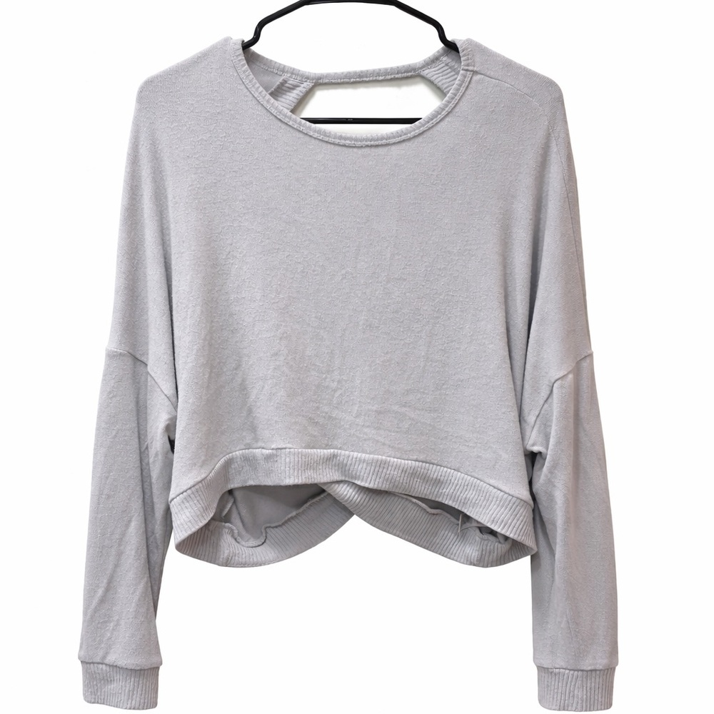 Project Social T Open Back Twist Sweatshirt
